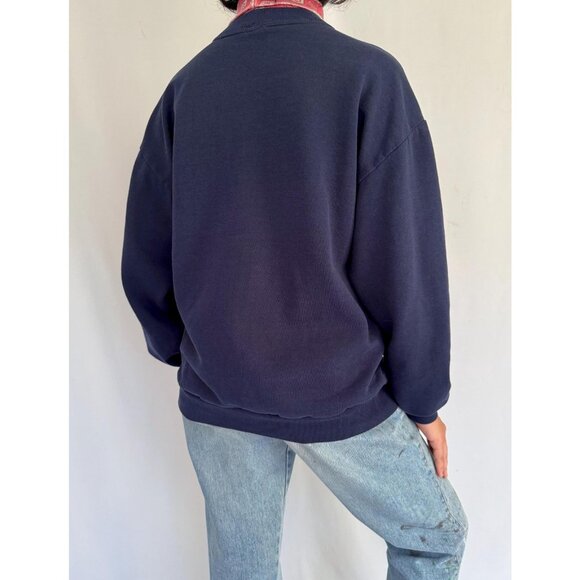 90s vintage western cowboy dog puppy animal graphic collared pullover sweater - Picture 5 of 9